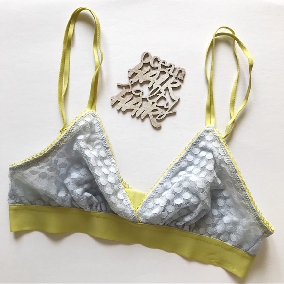 aerie Other - Grey and Lime Green Aerie Bralette